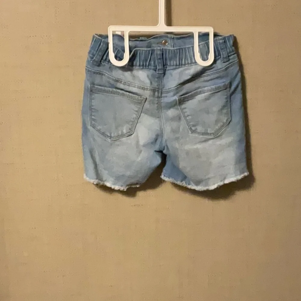Wonder Nation Blue Jean Shorts Distressed Frayed Hem